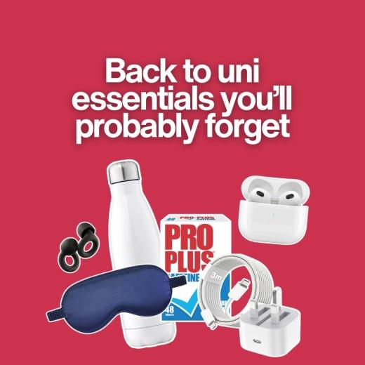 Heading back to uni? Don’t forget... 