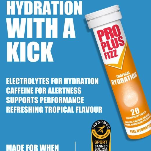 Pro Plus Fizz Hydration is designed... 